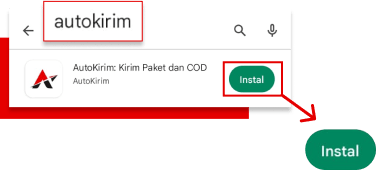 AutoKirim download PlayStore