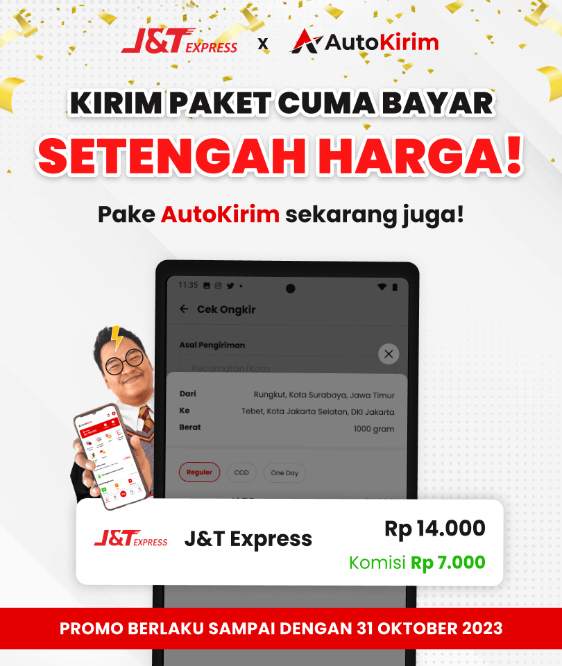 Promo Ongkir Kirim Paket Cuma Bayar Setengah Harga