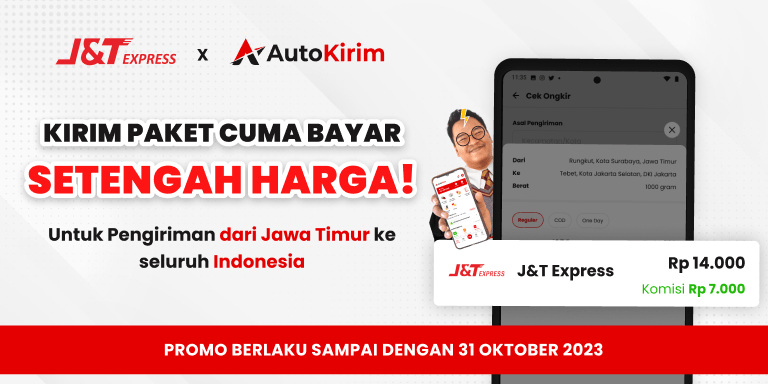 Promo Ongkir Kirim Paket Cuma Bayar Setengah Harga