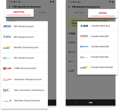 Aplikasi AutoKirim pilih metode pembayaran