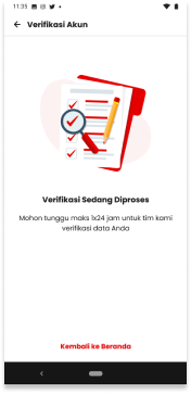 Verifikasi diproses AutoKirim