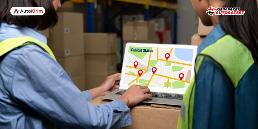 Ilustrasi paket tidak terlacak saat pengecekan nomor resi pengiriman