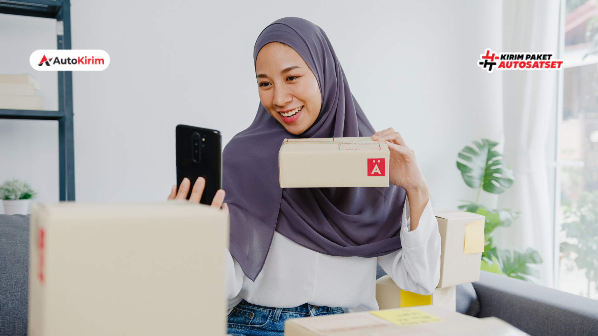 cara kirim paket pertama kali